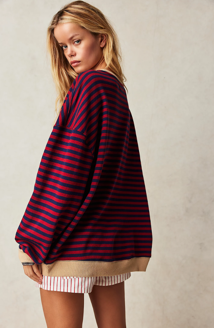 Emily™ - Striped Oversized Sweater