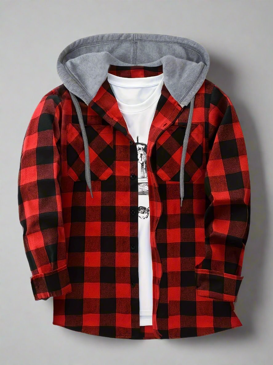 Hudson™ - Classic Hooded Flannel