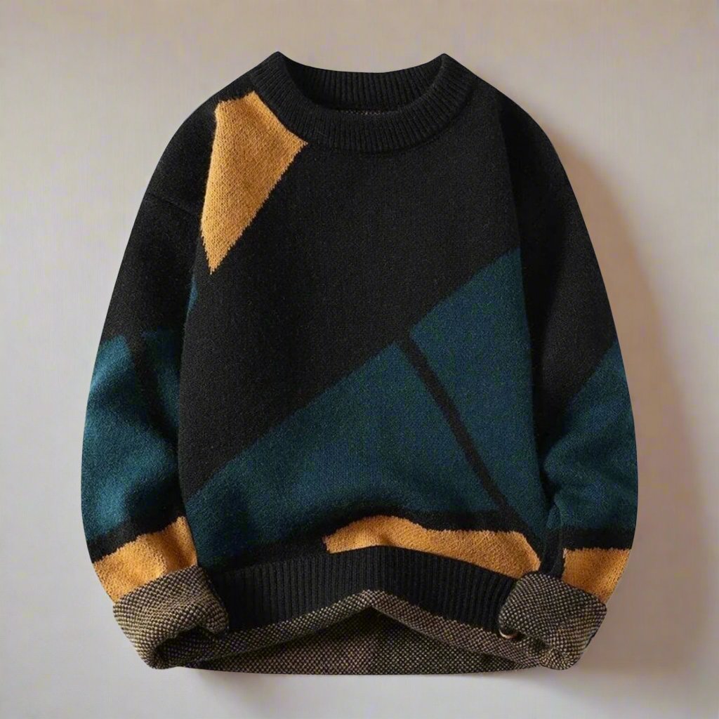 Nico™ - Urban Patchwork Sweater