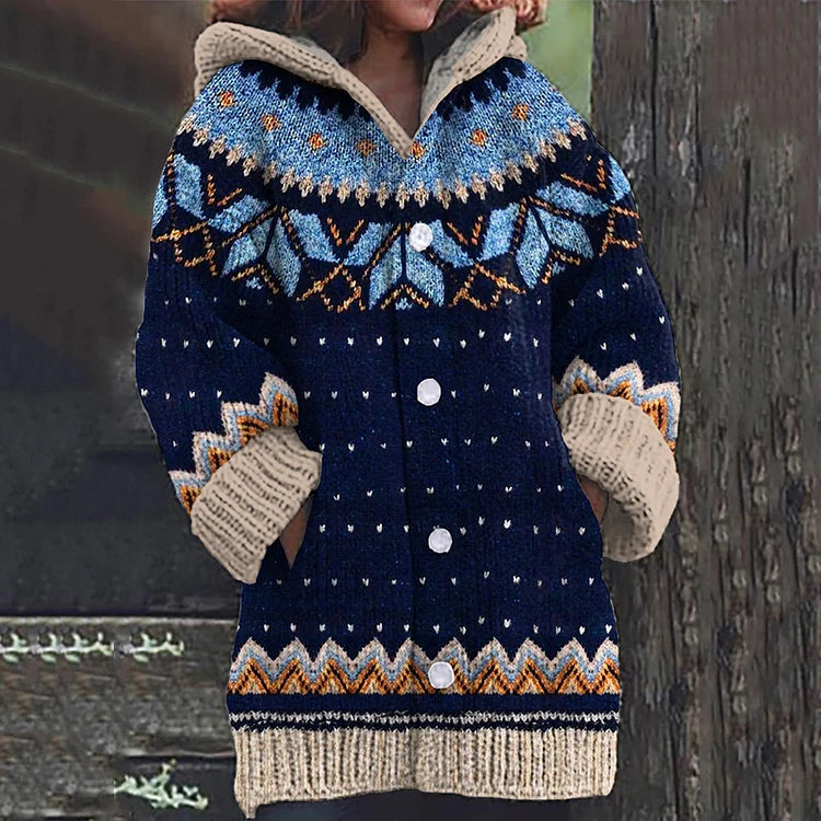 Elsa™ - Nordic Inspired Knit Hoodie