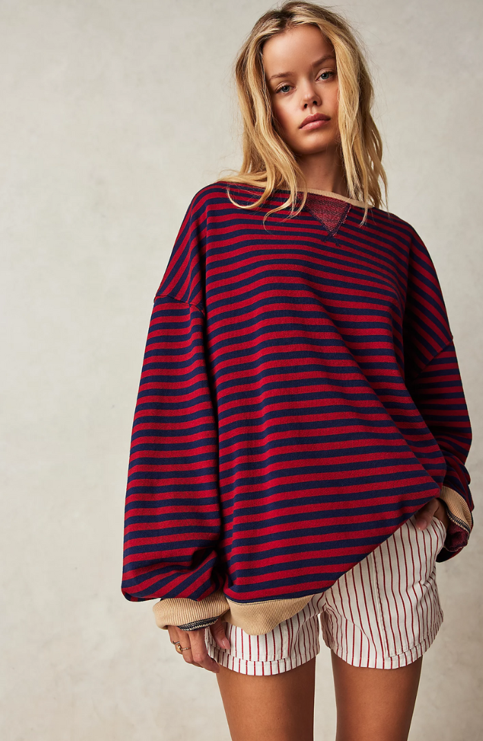 Emily™ - Striped Oversized Sweater