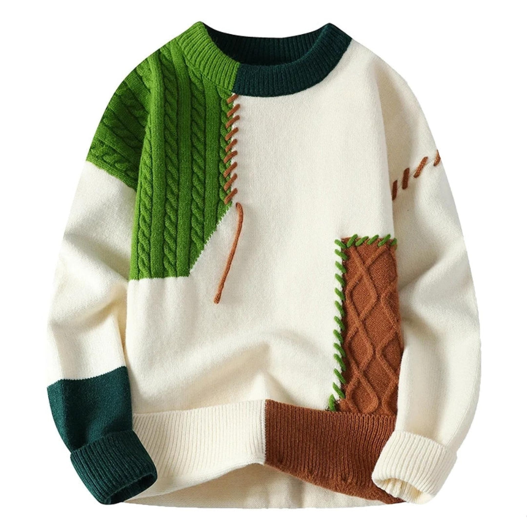 Charlie™ - Retro Patch Sweater