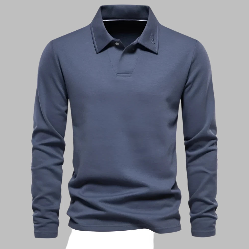 Noah™ - Tailored Long-Sleeve Polo