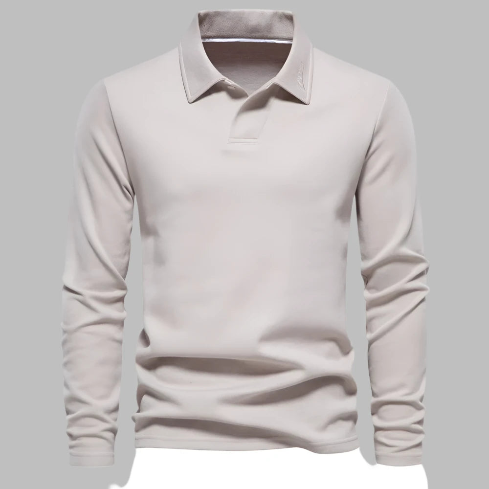 Noah™ - Tailored Long-Sleeve Polo