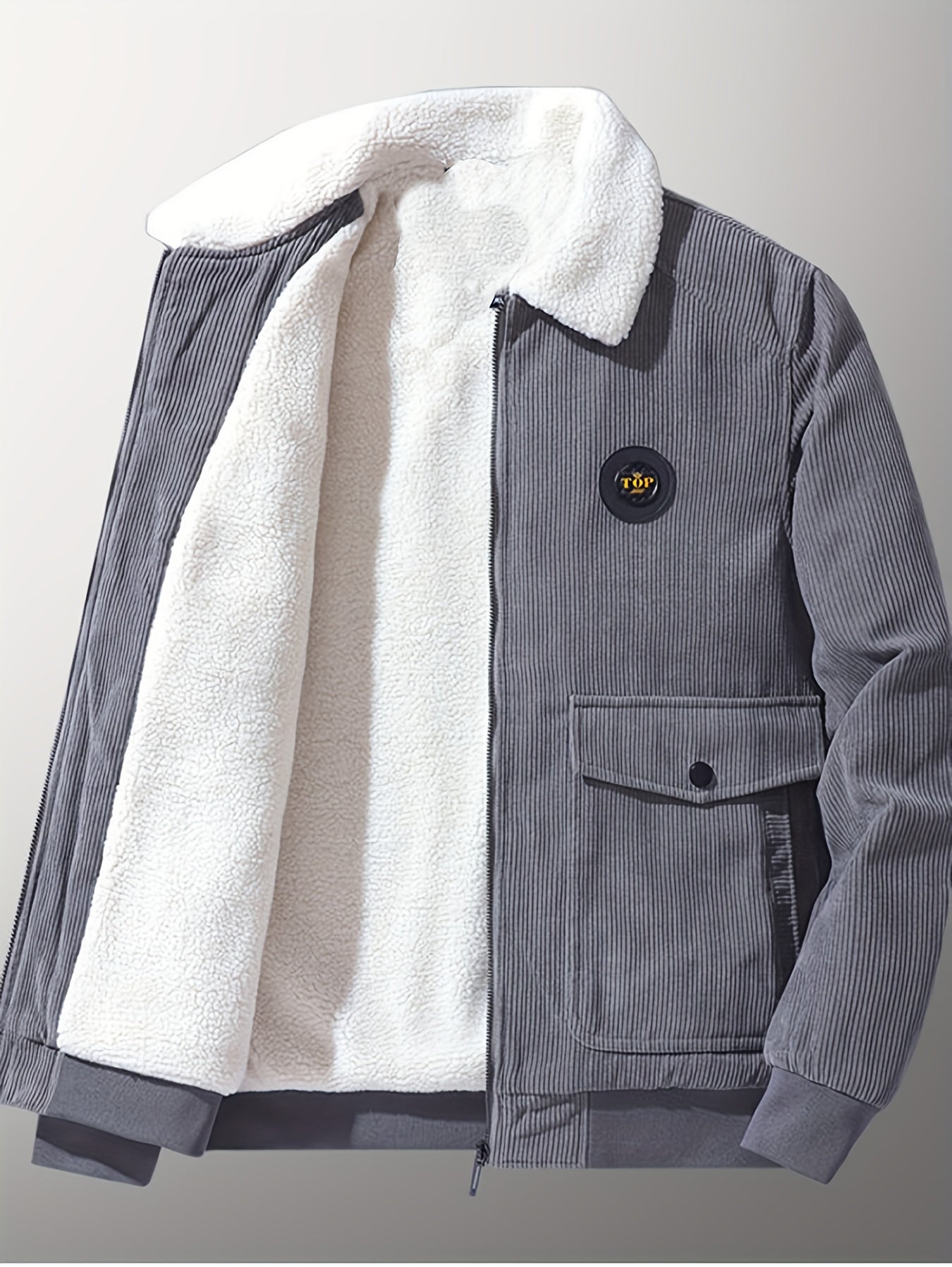 Liam™ - Corduroy Fleece-Lined Jacket