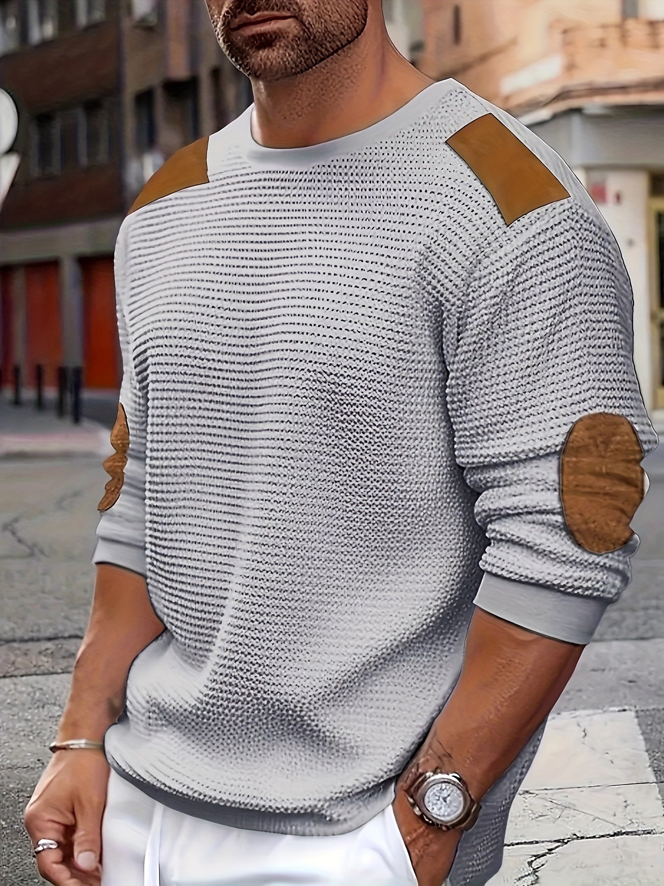 Asher™ - Heritage Patch Sweater