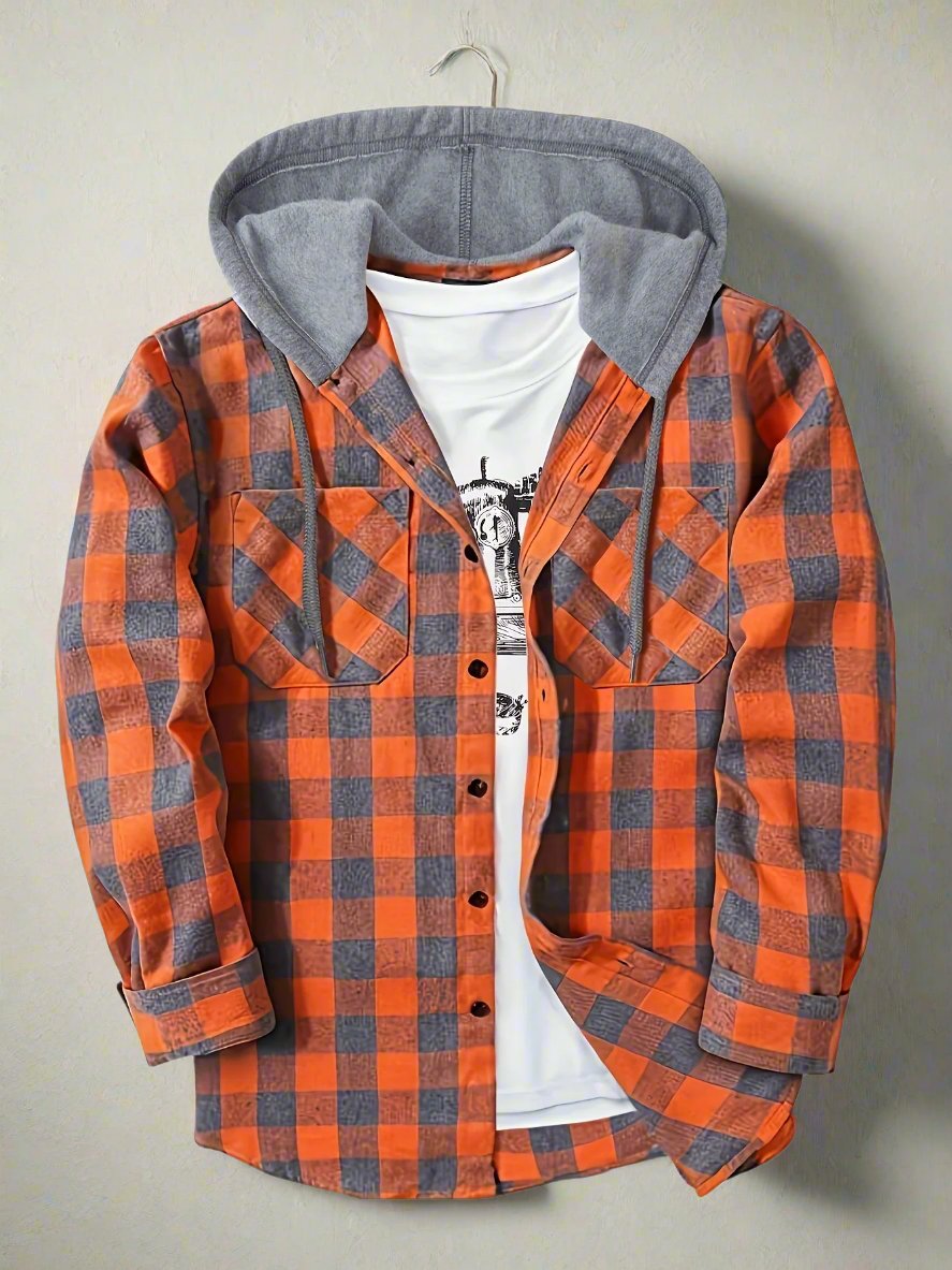 Hudson™ - Classic Hooded Flannel