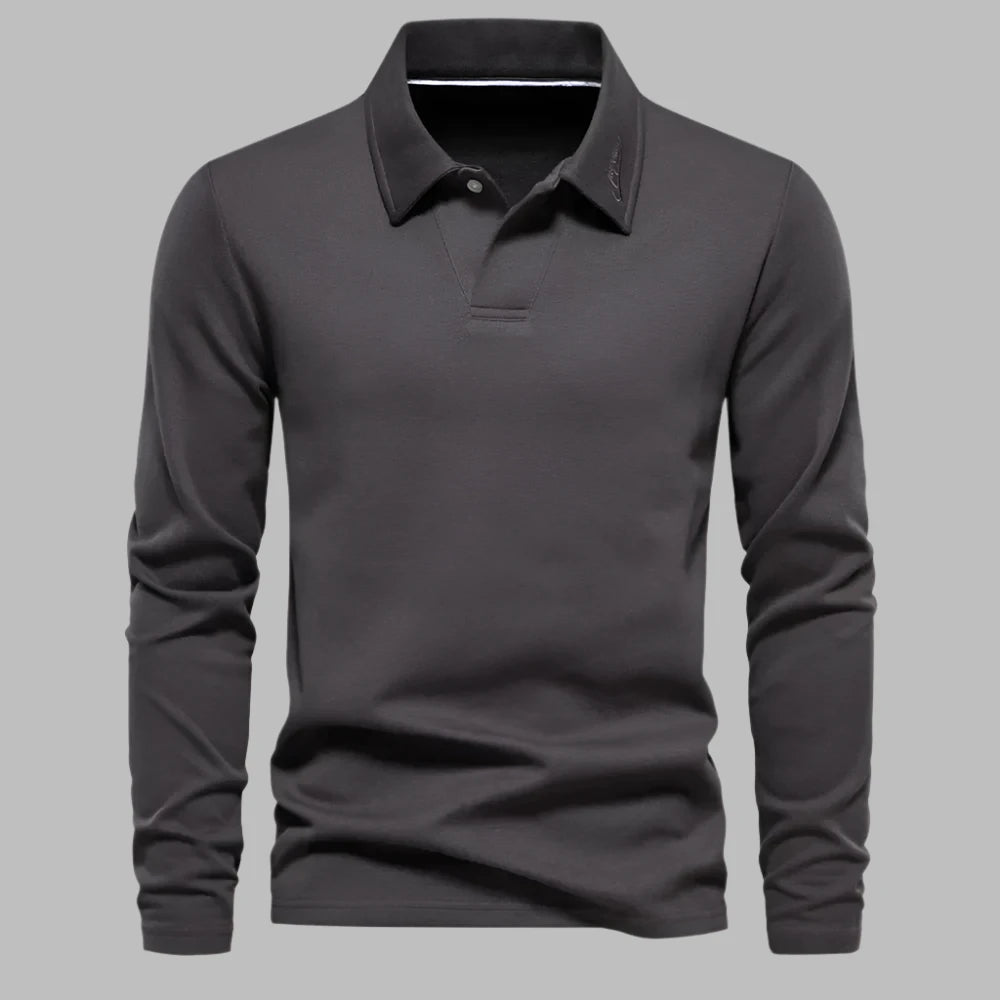 Noah™ - Tailored Long-Sleeve Polo