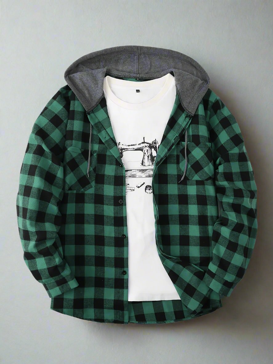 Hudson™ - Classic Hooded Flannel