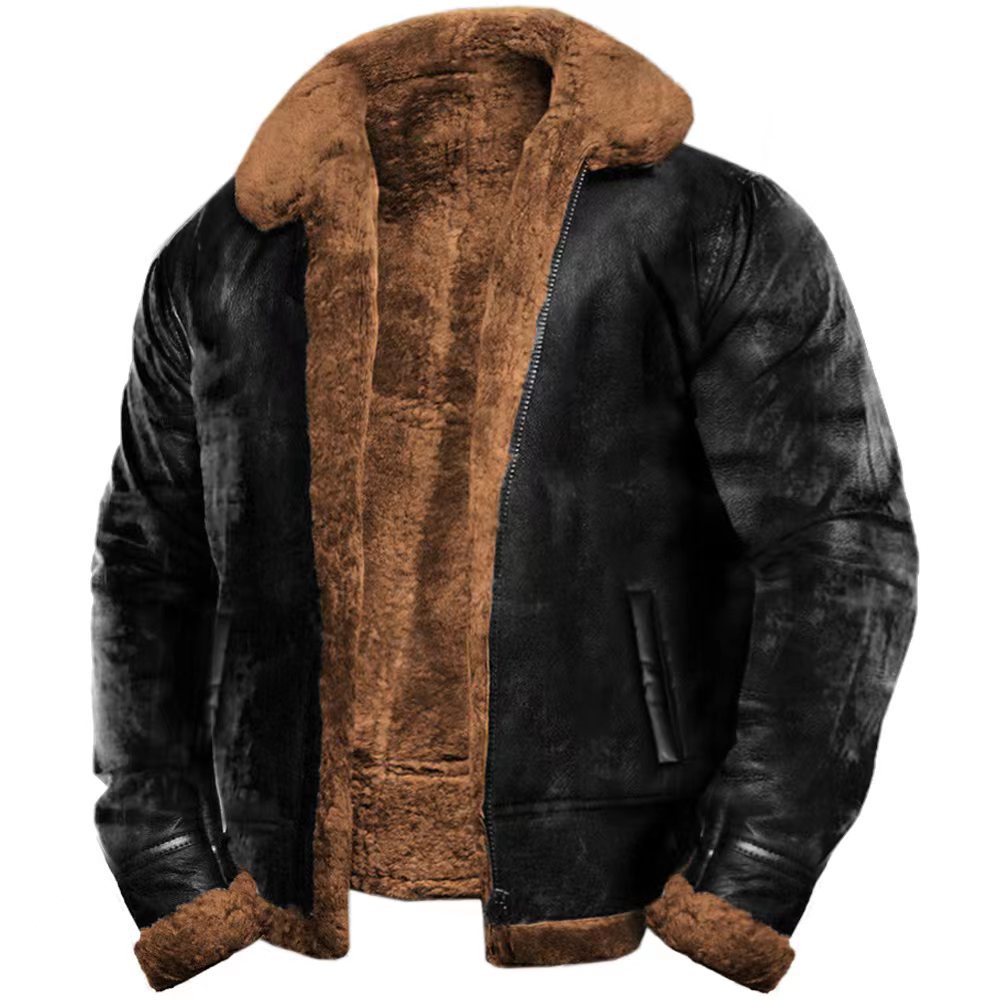 Aiden™ - Classic Winter Leather Jacket