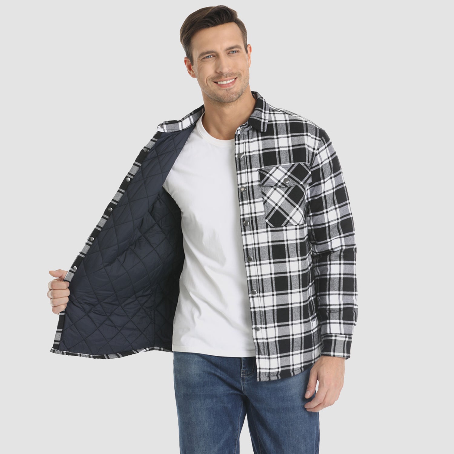 Ethan™ - Classic Plaid Jacket