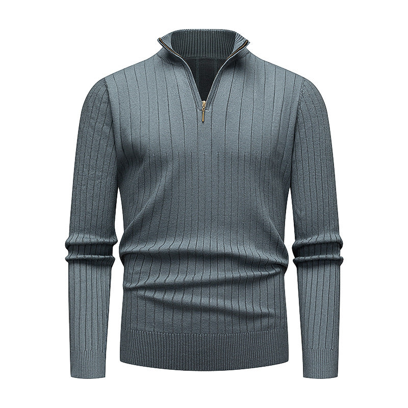 Isaac™ - Classic Knit Zip Sweater