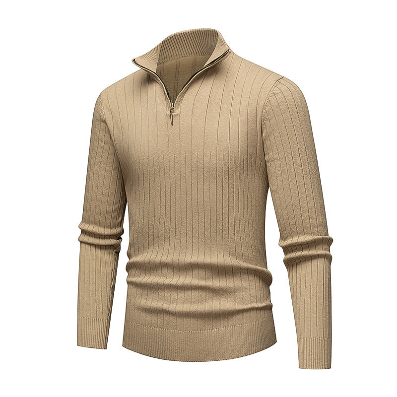 Isaac™ - Classic Knit Zip Sweater