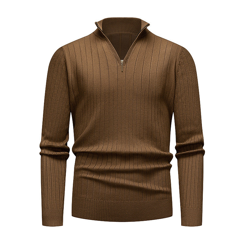 Isaac™ - Classic Knit Zip Sweater