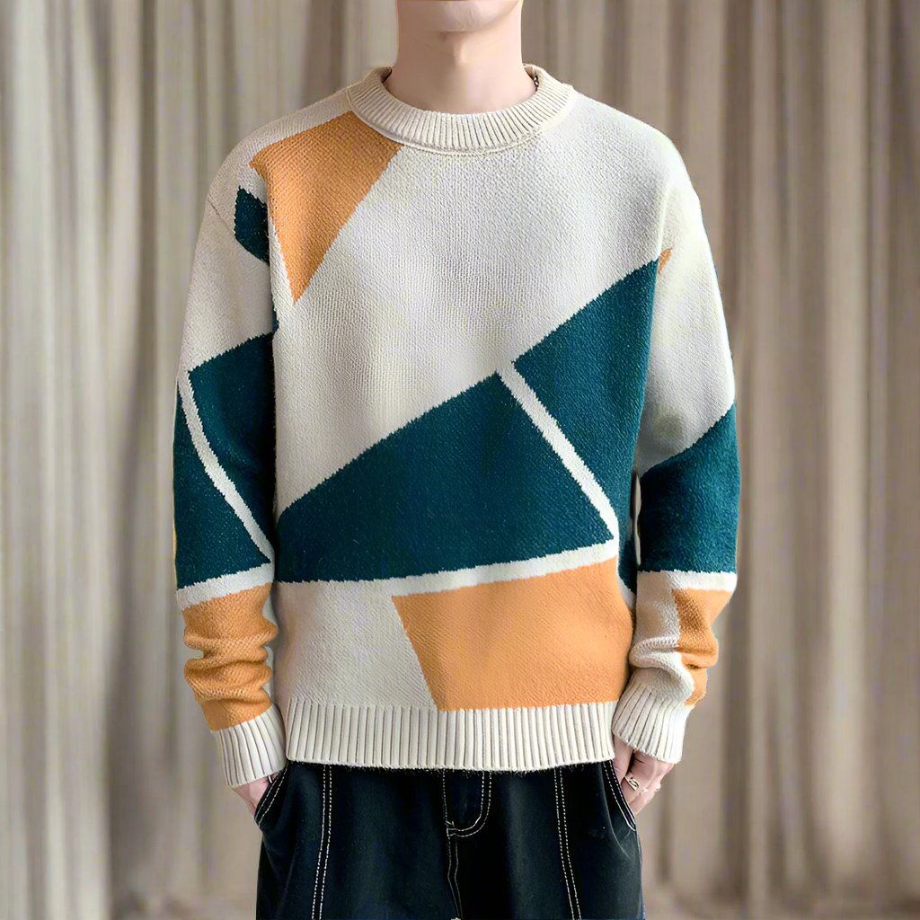 Nico™ - Urban Patchwork Sweater