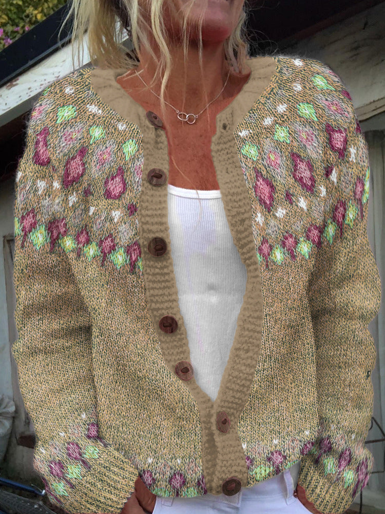 Fiona™ - Pattern Knit Cardigan