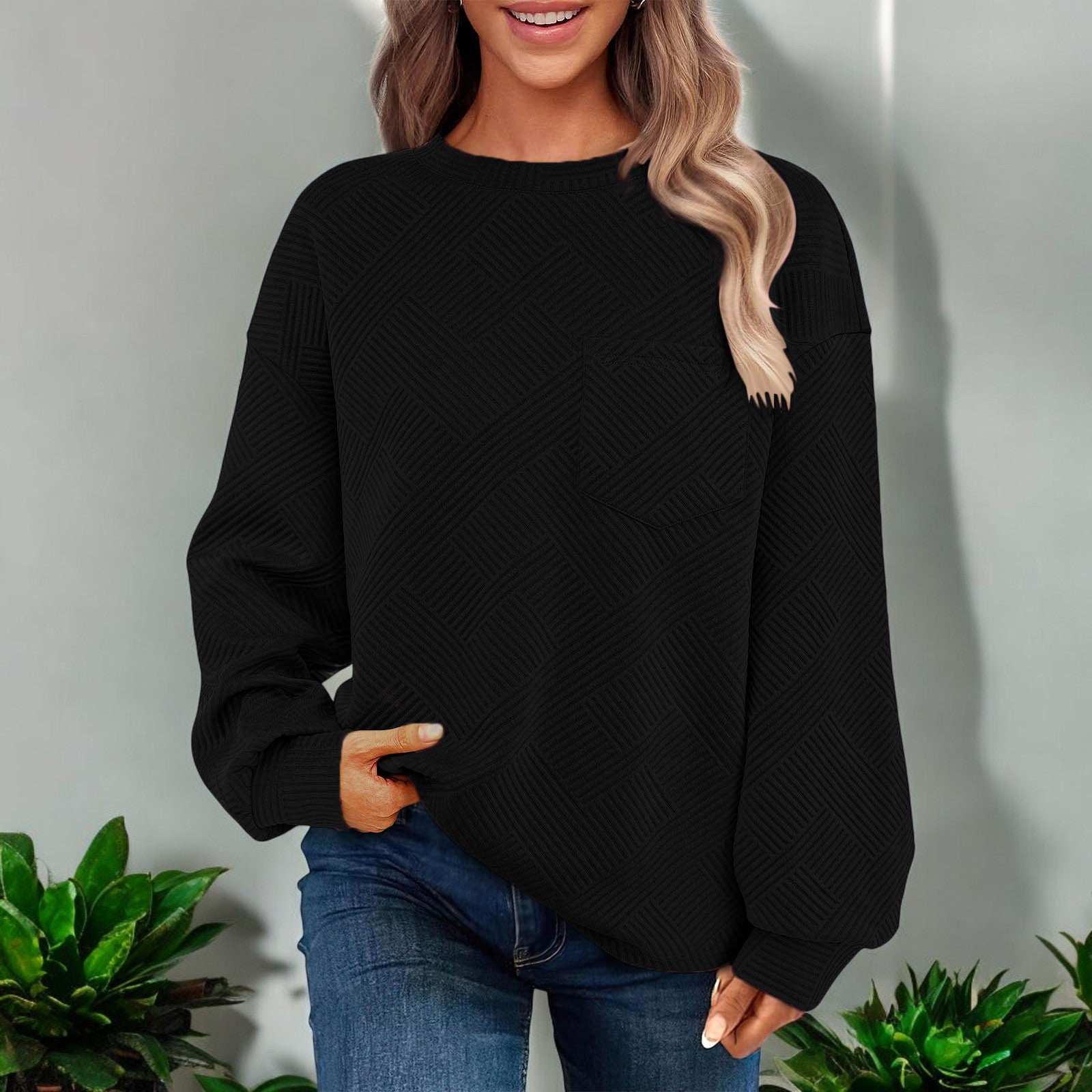 Lila™ - Soft Chevron Pullover