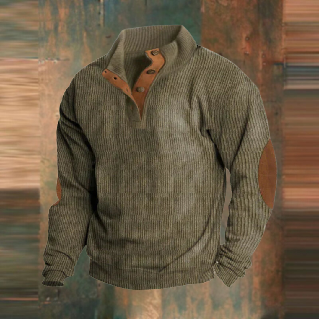 Simon™ - Vintage Button Sweater