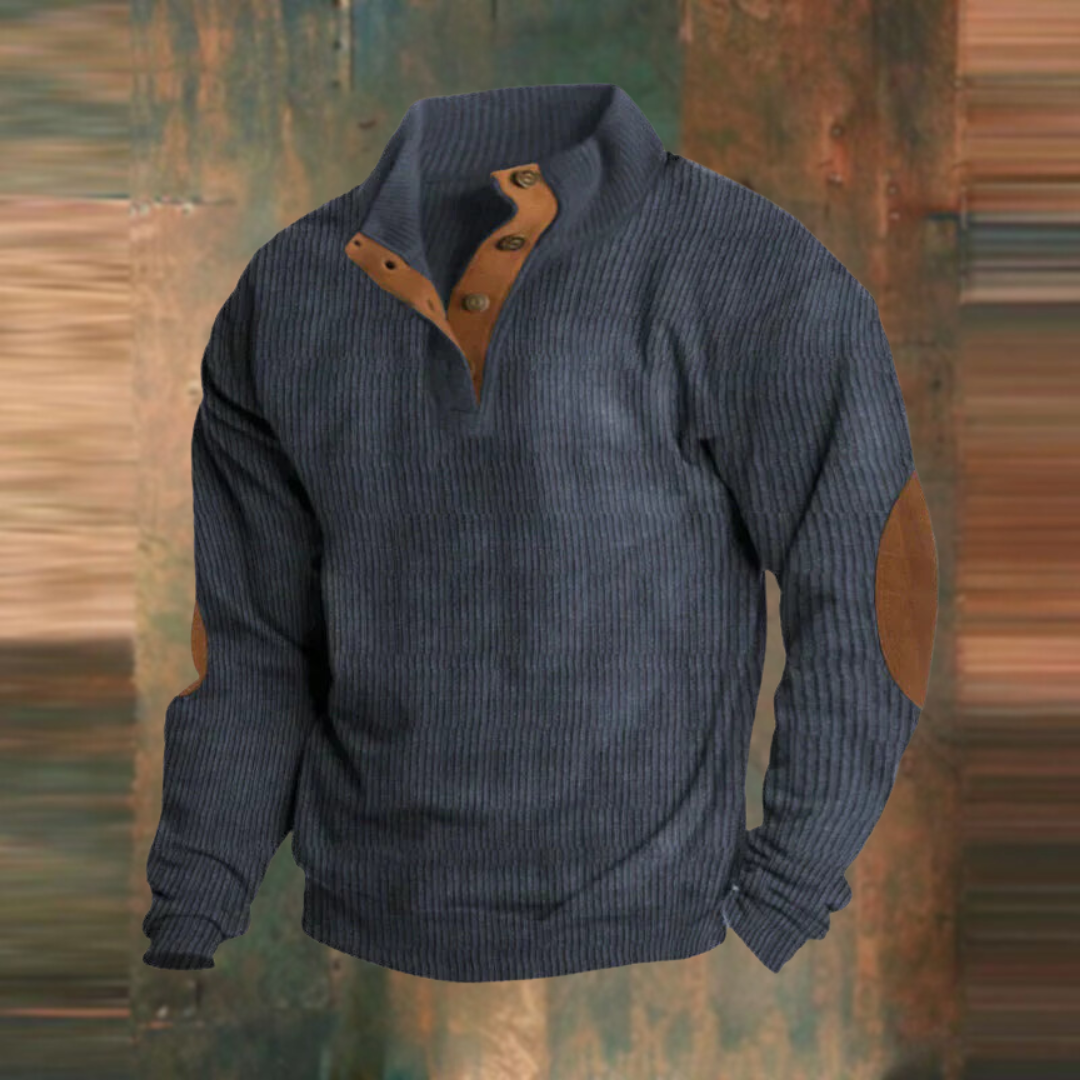 Simon™ - Vintage Button Sweater