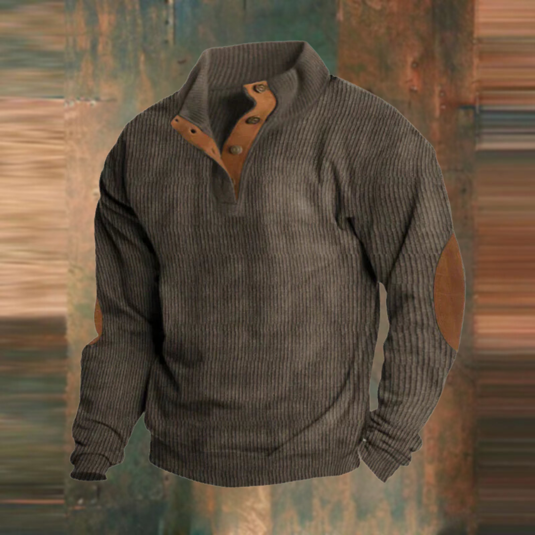 Simon™ - Vintage Button Sweater