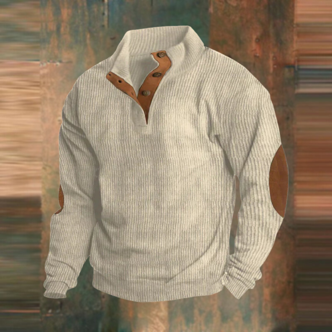 Simon™ - Vintage Button Sweater