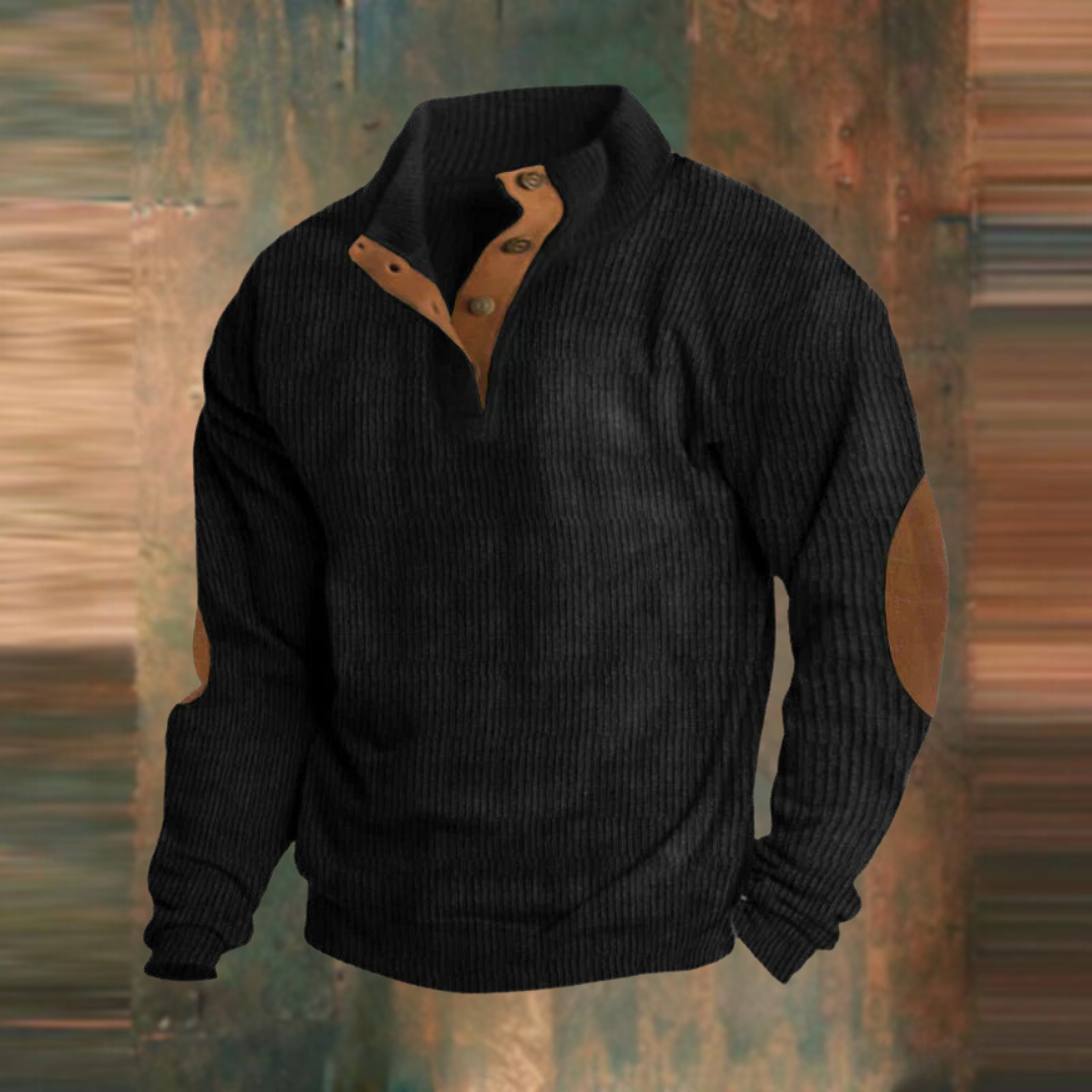 Simon™ - Vintage Button Sweater