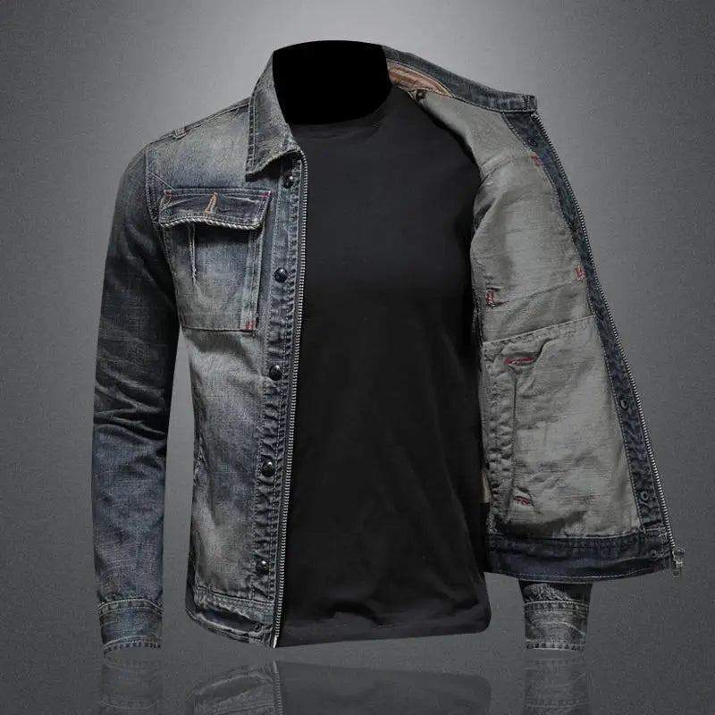 Liam™ - Retro Denim Jacket