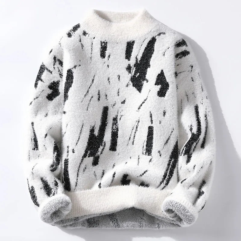 Enzo™ - Artistic Knit Pullover