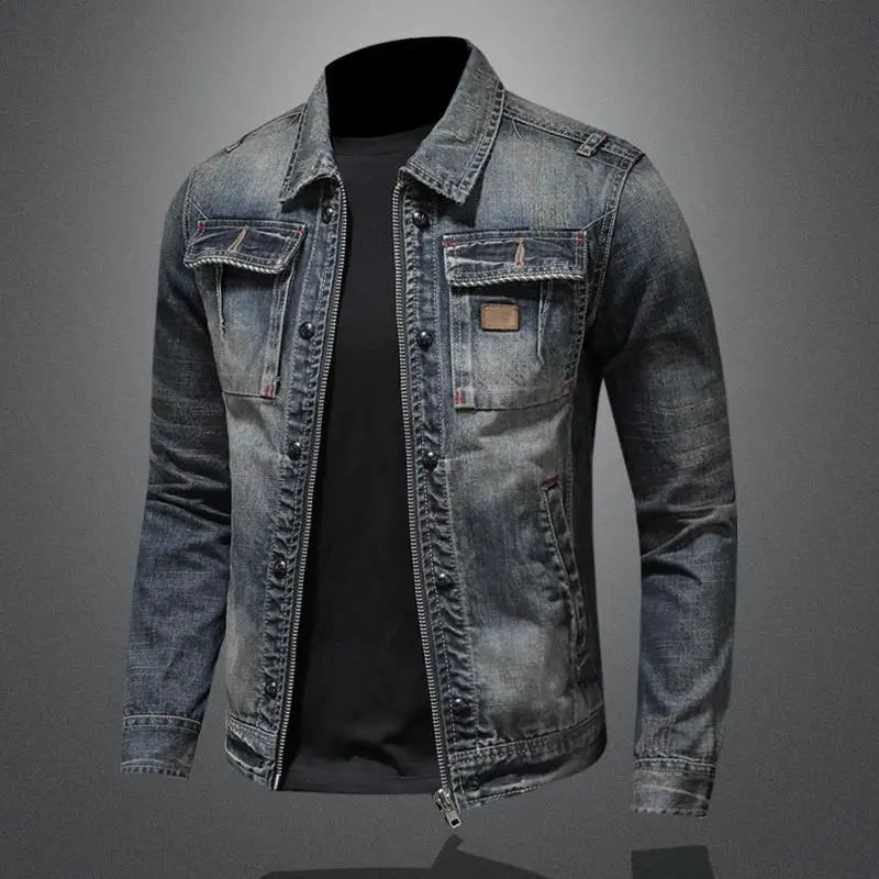 Liam™ - Retro Denim Jacket