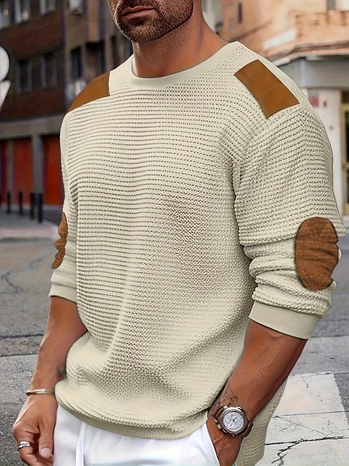 Asher™ - Heritage Patch Sweater