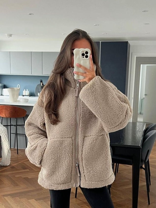 Sophie™ - Oversized Fleece Coat