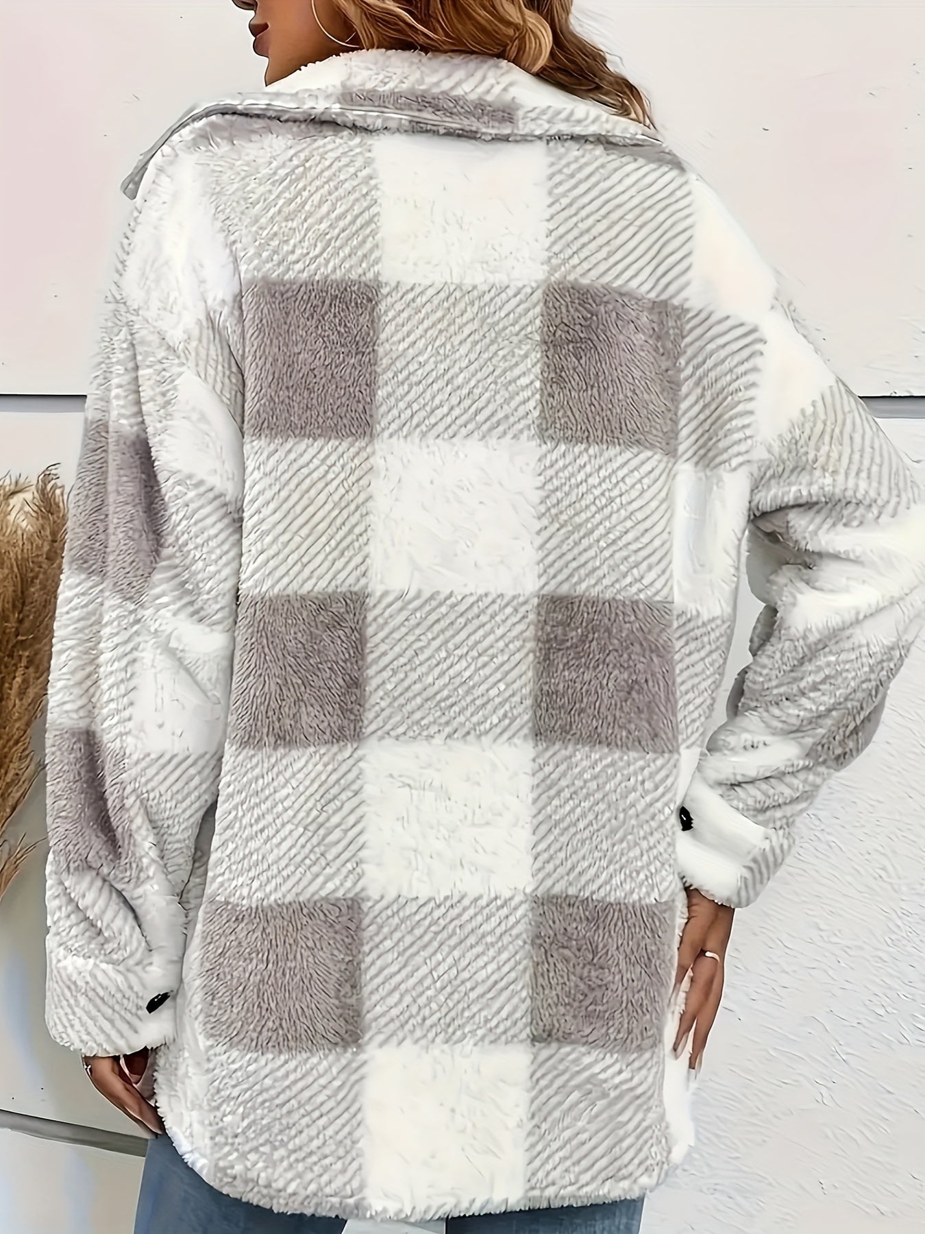 Lola™ - Plaid Button-Up Coat