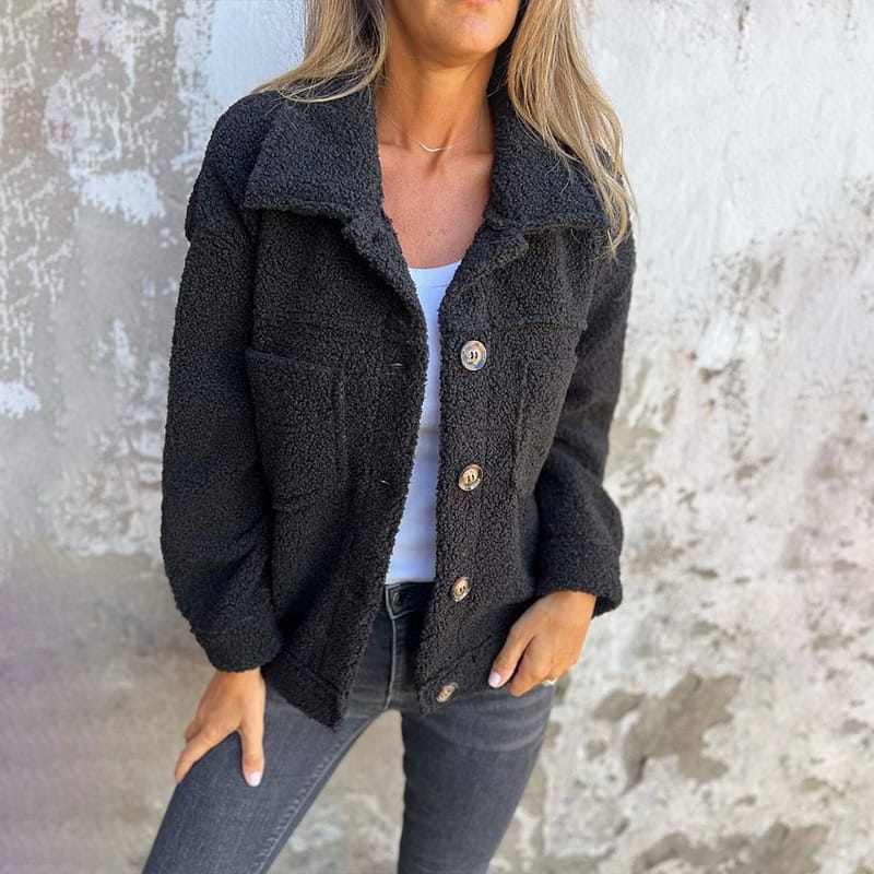 Emma™ - Cozy Button-Up Jacket