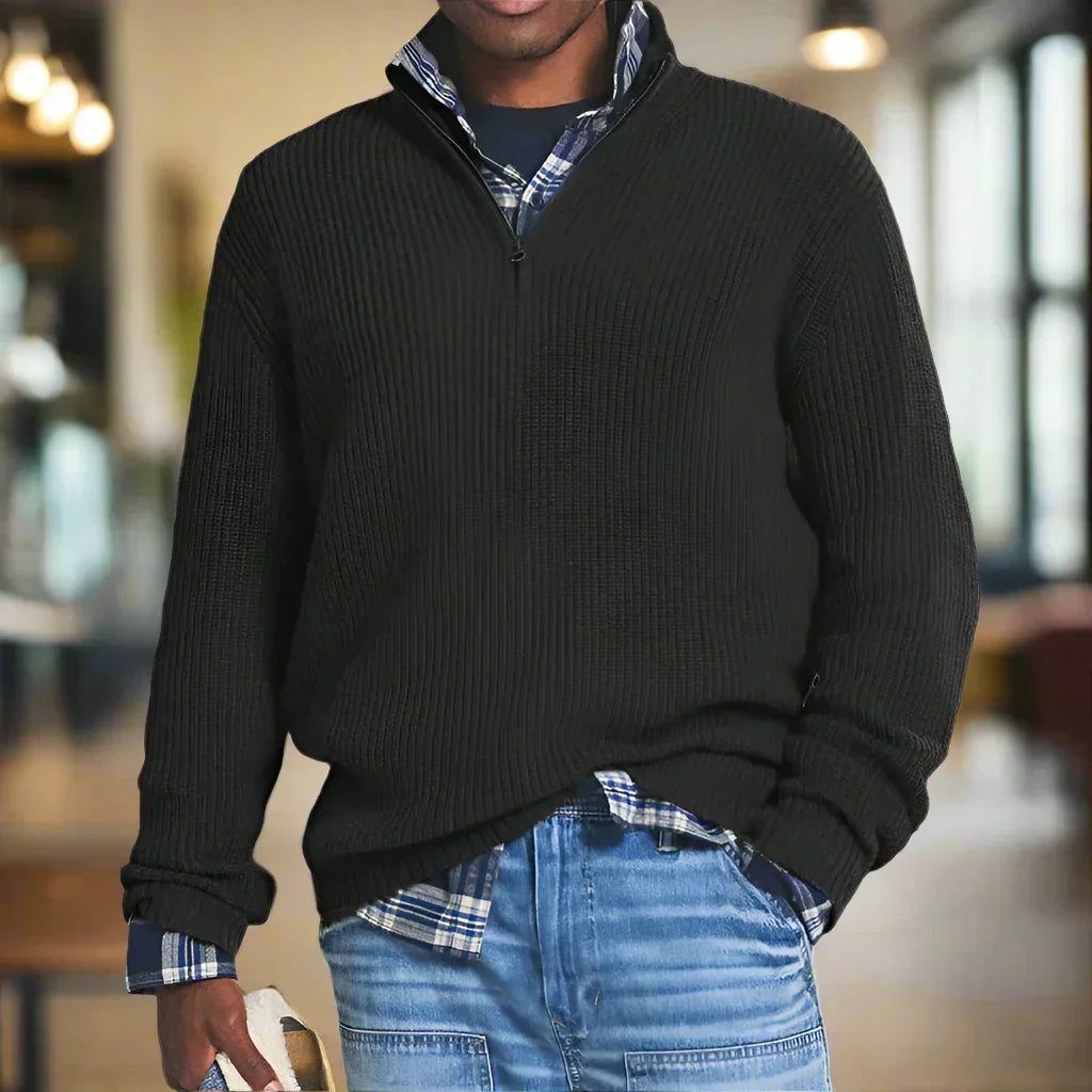 James™ - Classic Quarter-Zip Sweater