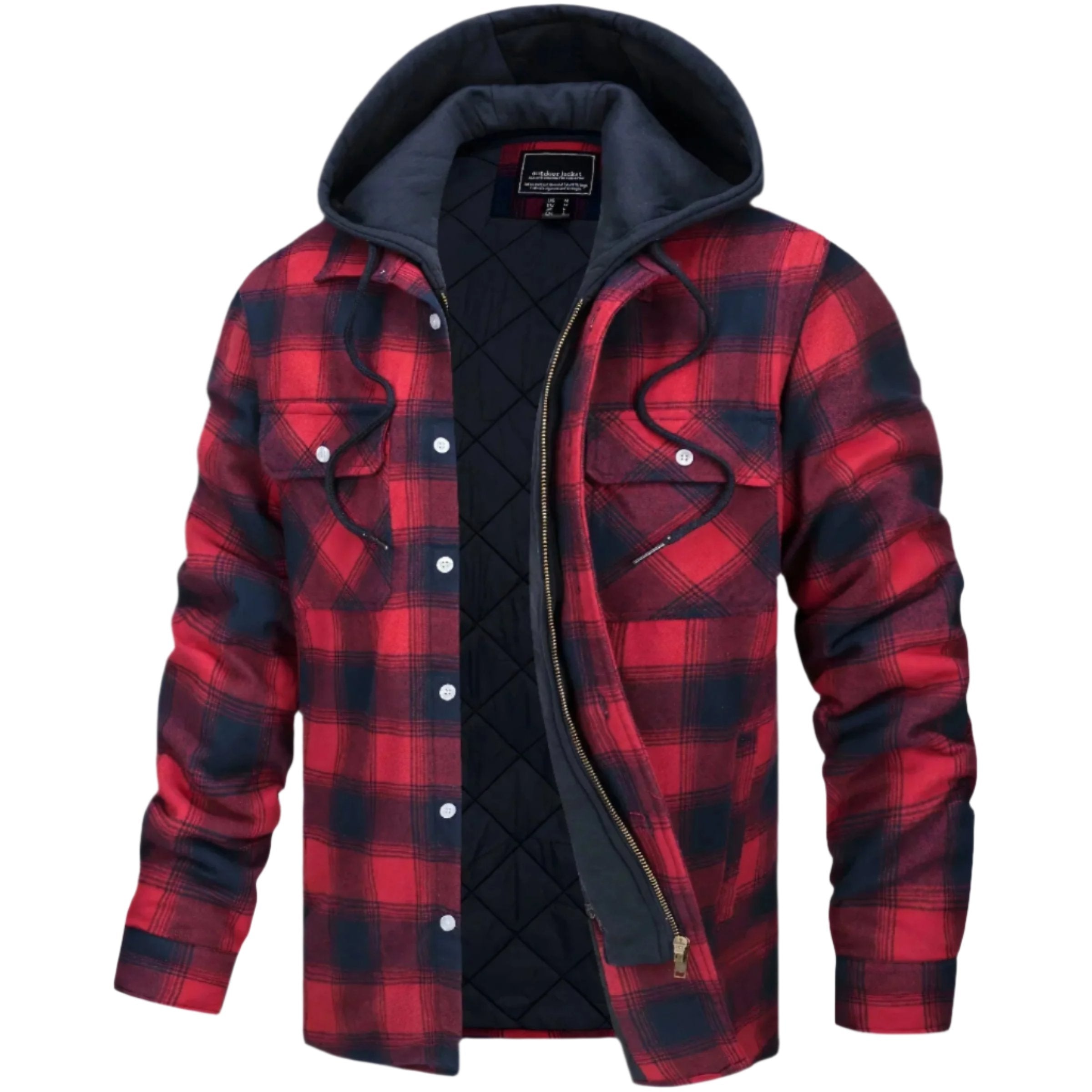 Jaxon™ - Hooded Flannel Jacket